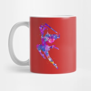 Watercolor Warrior Princess Design Mug